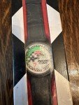 Marlboro Racing Team Vintage Black Leather Watch