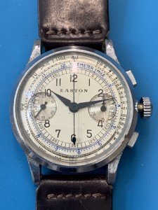Easton Steel Chronograph Vintage Watch (634)