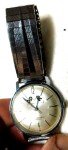 Men's Vintage 17J Checkered Flags Wristwatch