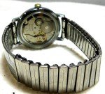 Men's Vintage 17J Checkered Flags Wristwatch