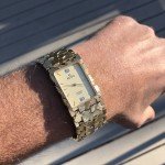 Vintage Neo Art Deco Elgin Men's Diamond Watch