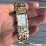 Vintage Neo Art Deco Elgin Men's Diamond Watch
