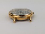 Vintage Race Car Finish Line Watch 35mm Gold Tone
