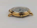 Vintage Race Car Finish Line Watch 35mm Gold Tone