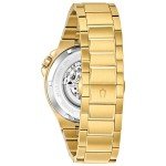 Bulova Classic Gold Tone Automatic Skeleton Watch