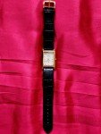 Rare Vintage Seiko Slim Tank Leather Watch