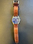 Torgoen T16 Vintage Pilot Watch with Leather Strap