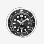 Men's Vintage Automatic Diver Watch - Black Dial