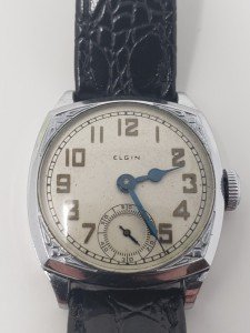 Art Deco Elgin Tank Wristwatch cal. 485