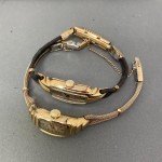 Rare Vintage Gruen Curvex Deco Gold Watches
