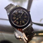 Helbros Vintage Skin Diver Watch with Riveted Bracelet