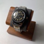 Helbros Vintage Skin Diver Watch with Riveted Bracelet
