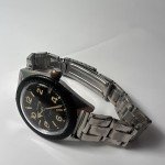 Helbros Vintage Skin Diver Watch with Riveted Bracelet