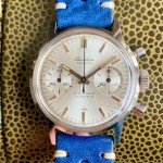 Vintage Mechanical Chronograph Stainless Steel Watch