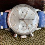 Vintage Mechanical Chronograph Stainless Steel Watch