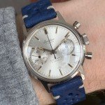 Vintage Mechanical Chronograph Stainless Steel Watch