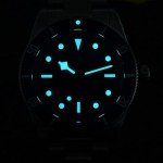Men's Vintage Diver Quartz Watch - Blue/Silver 37mm