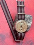 36.3mm Swiss Pierce Pilot's Chronograph Vintage Watch