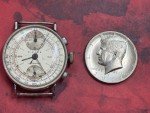 36.3mm Swiss Pierce Pilot's Chronograph Vintage Watch