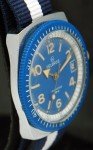 Helbros Broad Arrow Blue Skin Diver Watch