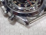 Vintage Pierce Telmetre Chronograph Mechanical Wristwatch