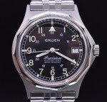 Vintage GRUEN Precision Military Pilot Watch