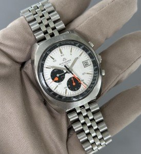Bucherer 9803 Lemania 1340 Vintage Chronograph Watch
