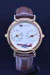 Vintage Northwest Airlines Dual Time Zone Pilot Watch