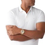 Michael Kors Gold-Tone Lexington Men's Chronograph Watch