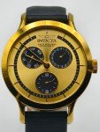 Vintage Invicta 22495 Gold Men's Quartz Chronograph