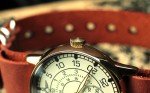 Soviet POBEDA Pilot Military Wrist Watch – Beige Face