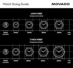 Movado Silhouette Men's Luxury Leather Watch