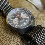 LeJour Vintage PVD 7734 Chronograph Wristwatch 41mm