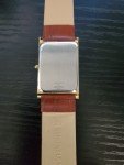 Rare Vintage Seiko Slim Tank Leather Watch