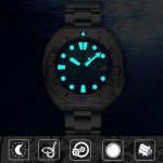 Men's Vintage Automatic Dive Watch - Blue Dial