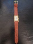 Rare Vintage Seiko Slim Tank Leather Watch