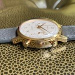 Gold Tone Grutli Landeron 248 Chronograph Watch