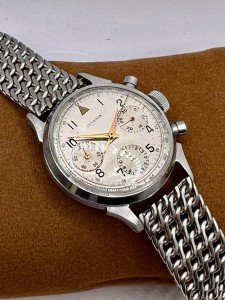 1940s Swiss Juvenia Pilot Chronograph - Gilt Gold