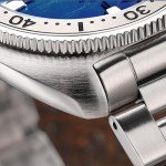 Men's Vintage Automatic Dive Watch - Blue Dial