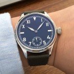 Vintage 44mm Pilot Mechanical Hand-Wound Watch