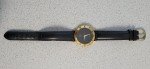 Gucci 3001M Gold Black Dial Vintage Men's Watch