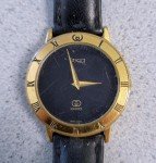 Gucci 3001M Gold Black Dial Vintage Men's Watch