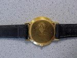 Gucci 3001M Gold Black Dial Vintage Men's Watch