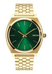 Nixon Time Teller Women's Gold & Green Watch