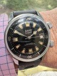 Vintage Swiss Automatic Jumbo Dive Watch - Original Dial