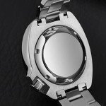 Steeldive Men's 200m Automatic Diver Watch Black Dial