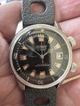 Vintage Swiss Automatic Jumbo Dive Watch - Original Dial