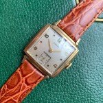 Empire Art Deco Swiss Gold Tone Wristwatch