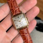 Empire Art Deco Swiss Gold Tone Wristwatch