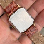 Empire Art Deco Swiss Gold Tone Wristwatch